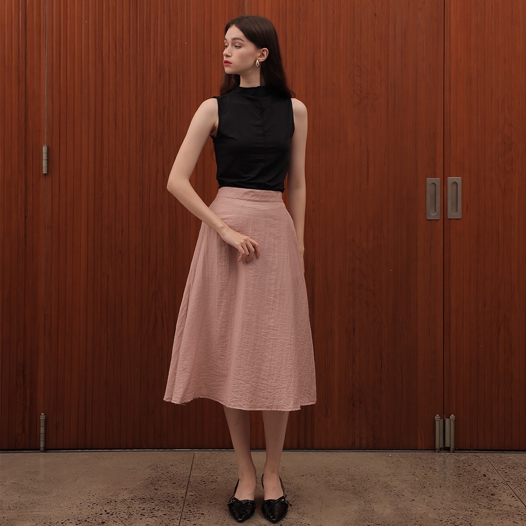[Tutuloph] Gaby Midi Skirt | Rok Midi Skirt Wanita Rok Midi Wanita Elegan & Casual | High Waist Skirt – Casual Look & Office Friendly