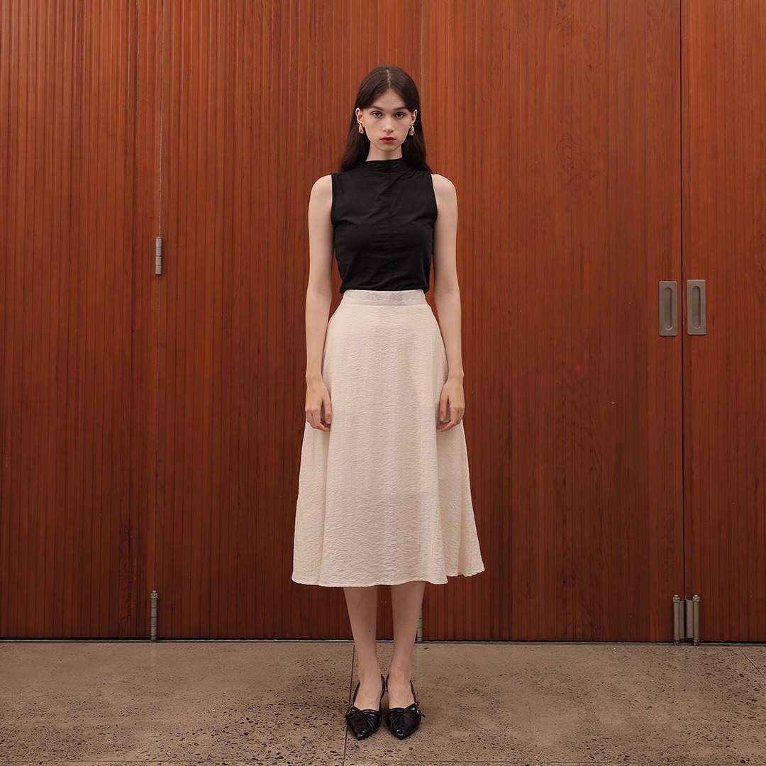 [Tutuloph] Gaby Midi Skirt | Rok Midi Skirt Wanita Rok Midi Wanita Elegan & Casual | High Waist Skirt – Casual Look & Office Friendly
