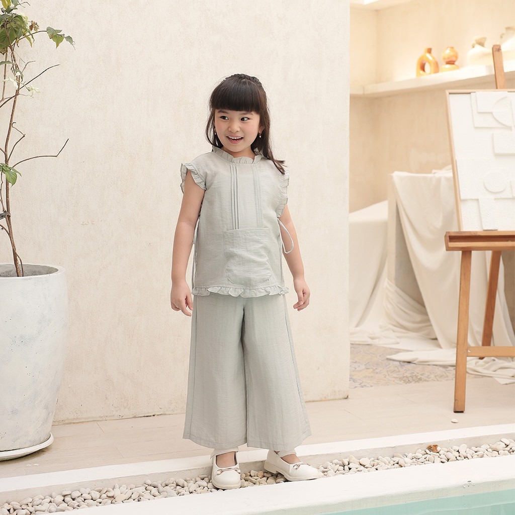 Calisa Pants Kids | Celana Panjang Anak Perempuan | Usia 1-10 Tahun | Bawahan Anak Perempuan |  Fashion Anak | TutuKids