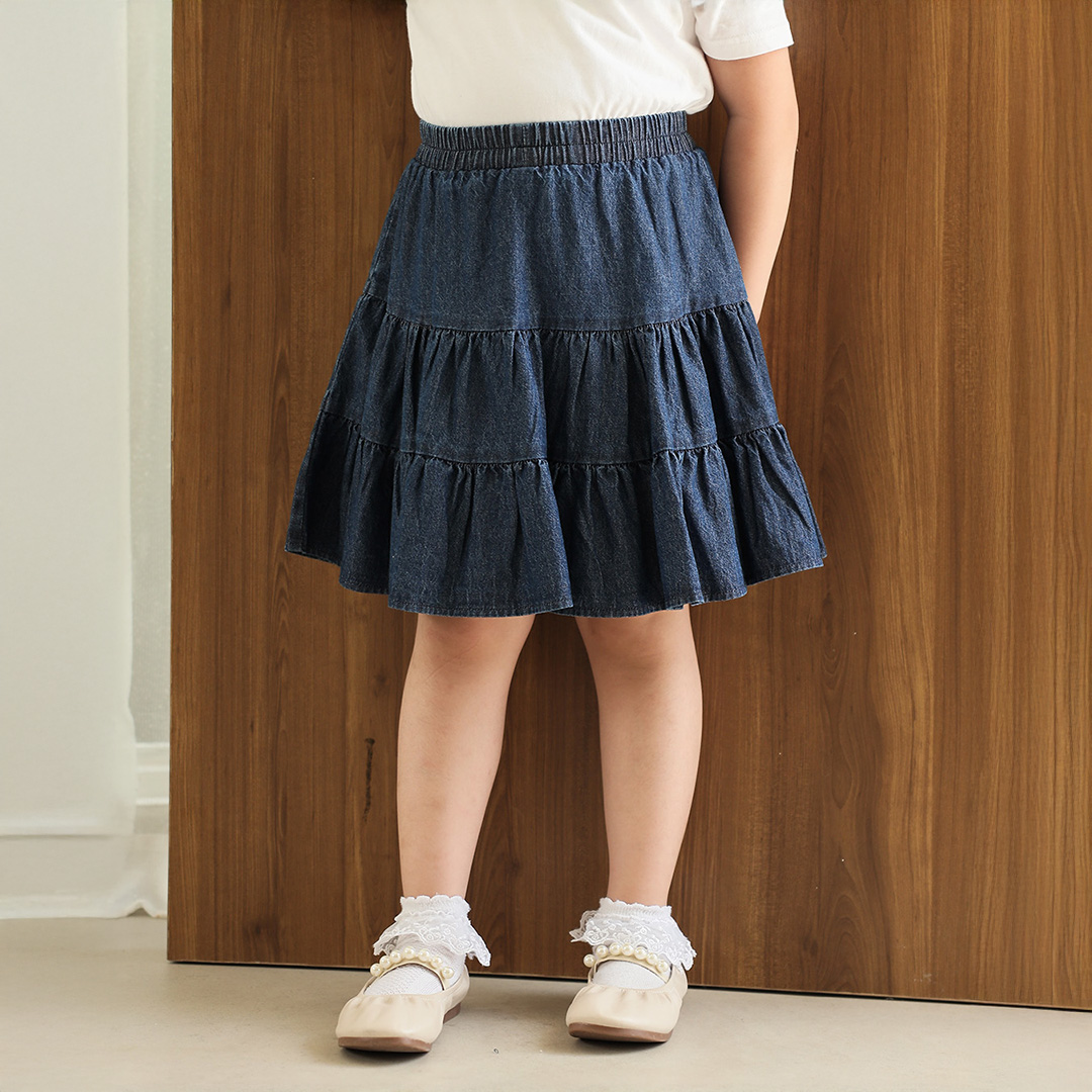 Myra Skirt Kids | Rok Ruffle Anak Perempuan | Usia 1-10 Tahun | Bawahan Anak Perempuan | Fashion Anak | TutuKids
