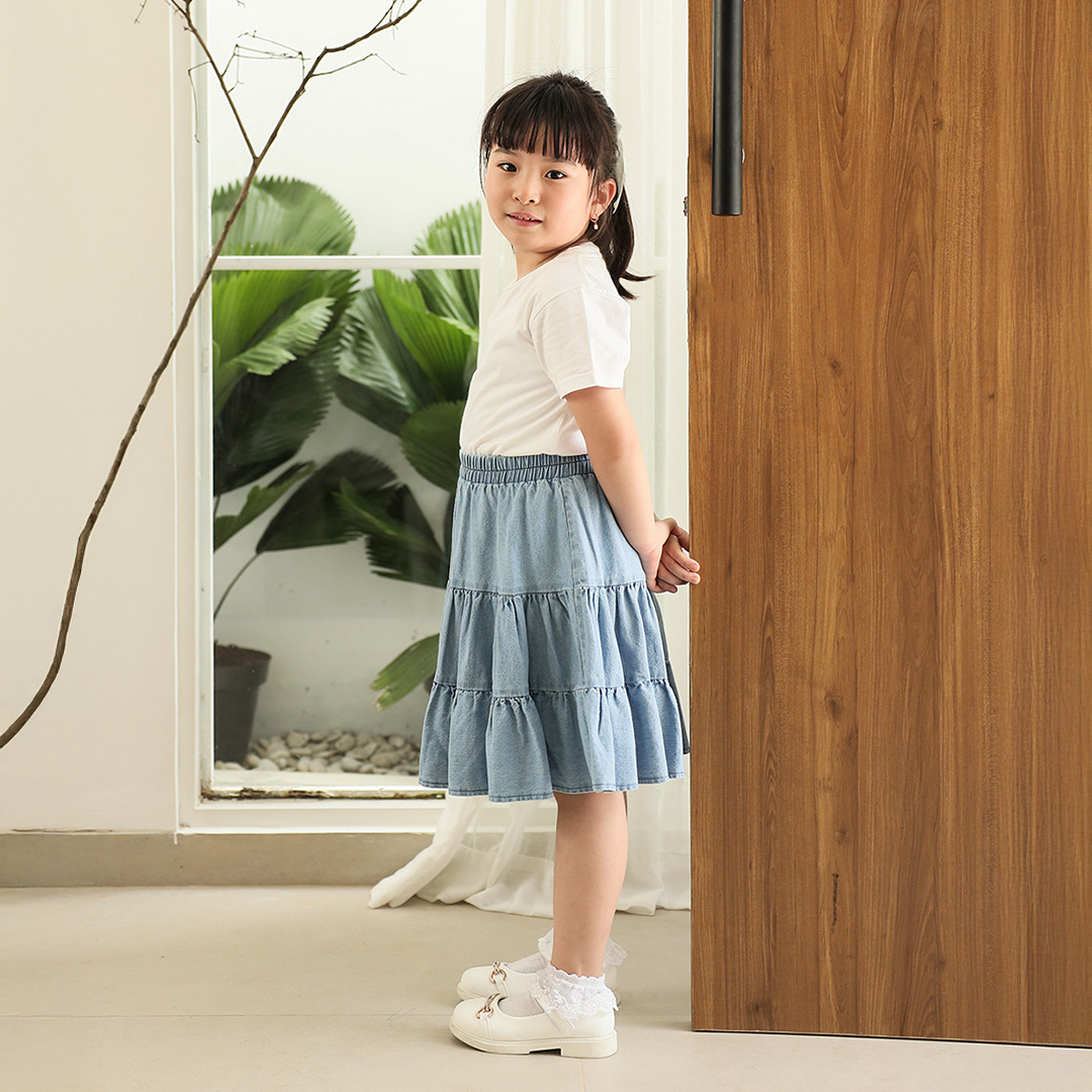 Myra Skirt Kids | Rok Ruffle Anak Perempuan | Usia 1-10 Tahun | Bawahan Anak Perempuan | Fashion Anak | TutuKids