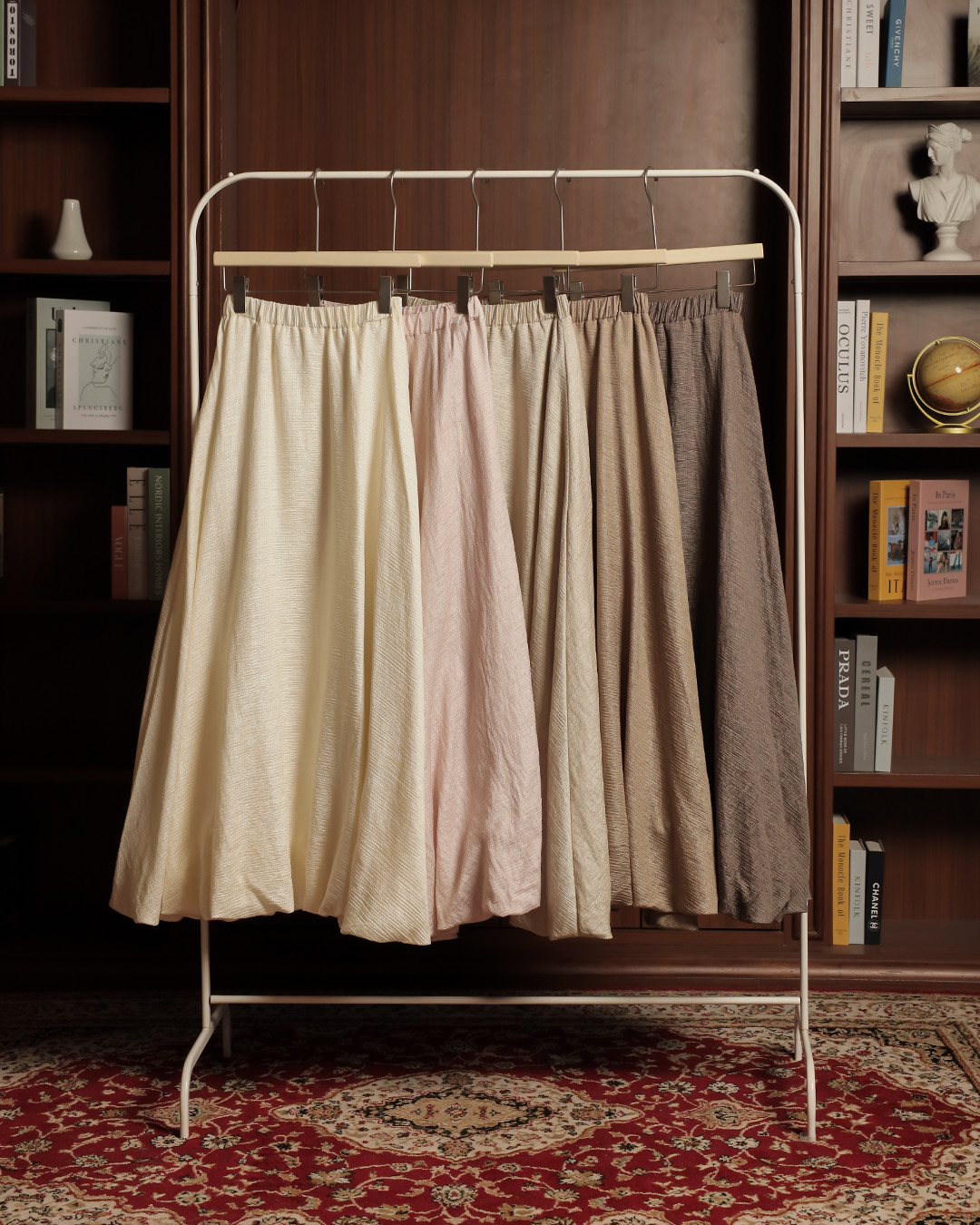 [Tutuloph] Ranya Skirt | Rok Panjang Elegan Pinggang Karet | Raya Collection | Regular Casual Big Size