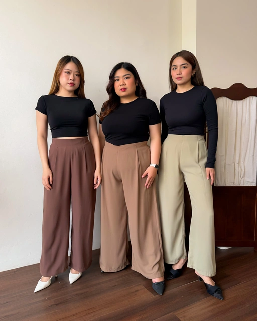 [Tutuloph] Vicca Kulot | Long Pants Celana Panjang Kulot Wanita | Casual Pants | Fashion Wanita Normal Jumbo Bigsize
