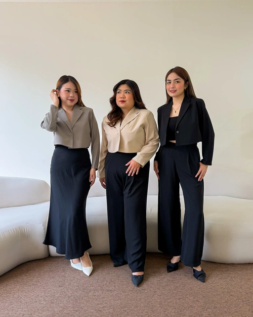 [Tutuloph] Jacy Blazer | Best Seller Produk Terlaris | Crop Semi Formal Casual Blazer | Fashion Wanita Normal Jumbo Bigsize