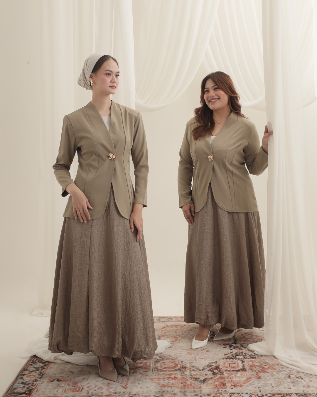 [Tutuloph] Ranya Skirt | Rok Panjang Elegan Pinggang Karet | Raya Collection | Regular Casual Big Size