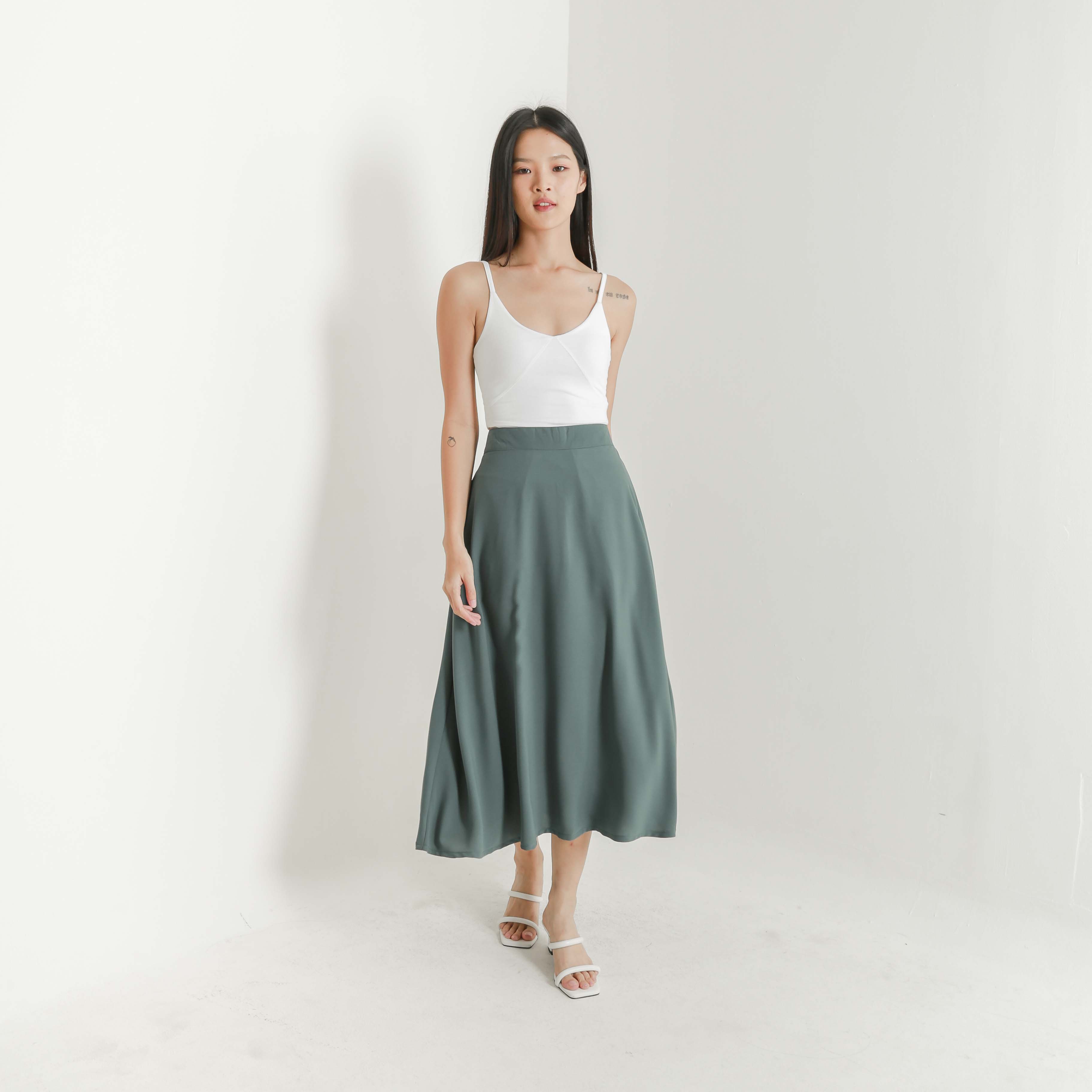 [Tutuloph] Jovie Skirt  | Tutuloph | Rok Midi Wanita | Fashion Wanita Jumbo Normal Bigsize