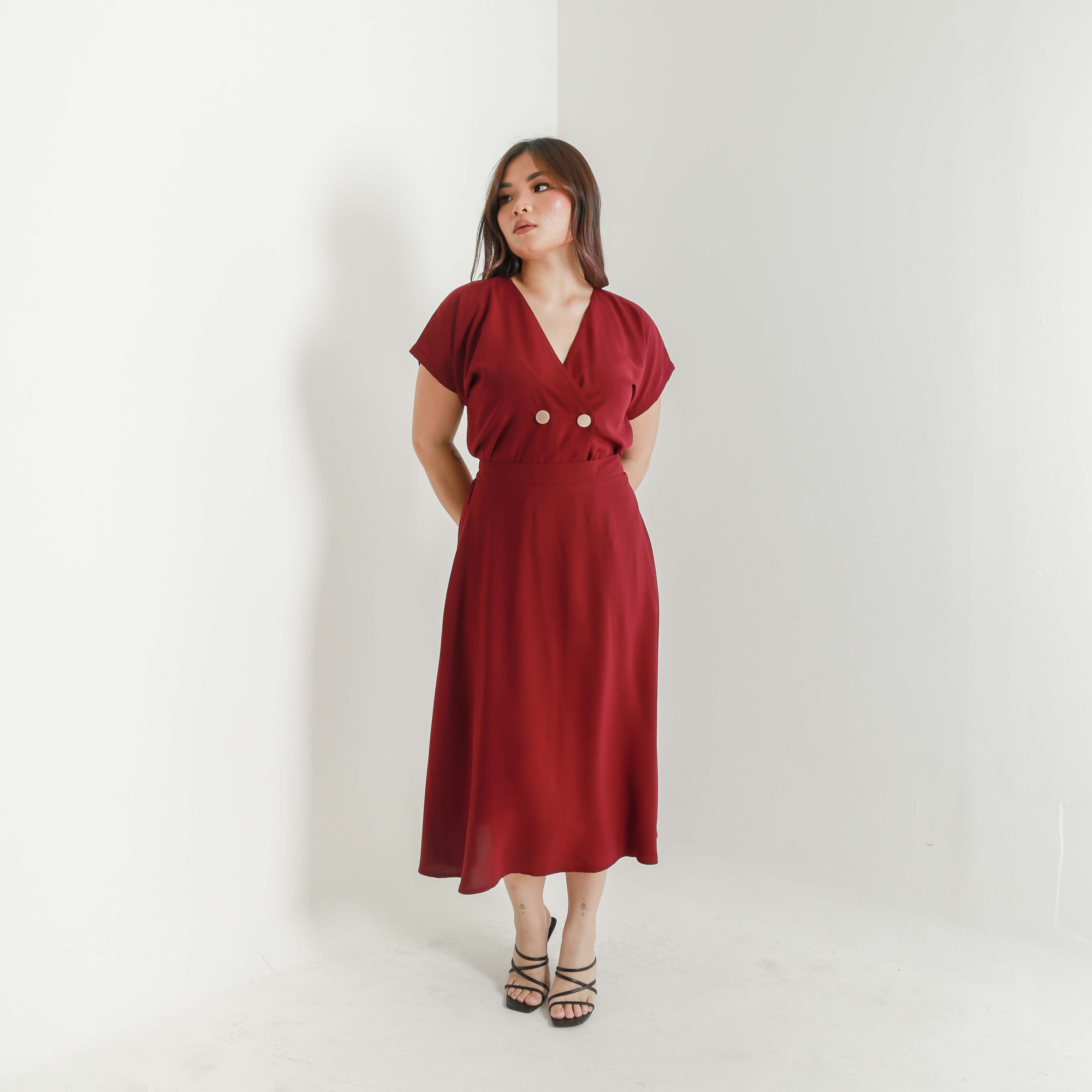 [Tutuloph] Jovie Skirt  | Tutuloph | Rok Midi Wanita | Fashion Wanita Jumbo Normal Bigsize