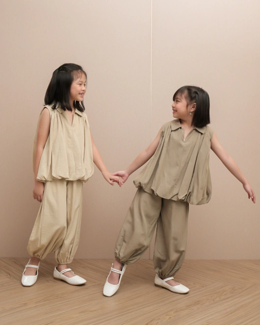Image of Emery Pants Kids | Celana Panjang Anak Perempuan | Bawahan Anak Casual Pinggang Karet | Usia 1-8 Tahun | TutuKids