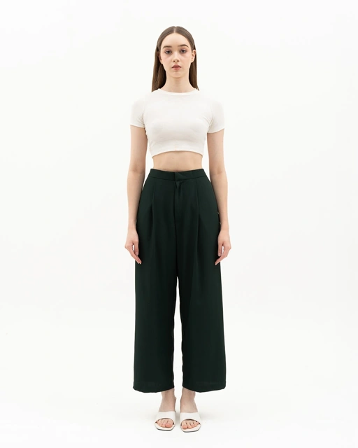 Image of [Tutuloph] Elva Pants | Celana Panjang Kulot Wanita Kasual | Casual Fashion Normal Bigsize