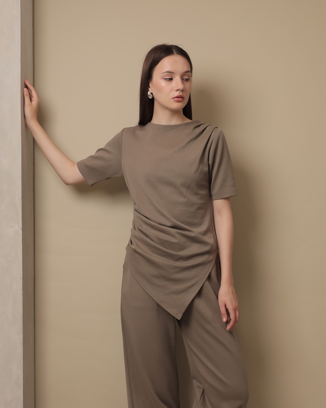 [Tutuloph] Jessy Top | Short Sleeve | Fit Blouse Wanita | Atasan Kasual Wanita Segitiga Casual Fashion Normal Bigsize