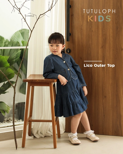 Image of Lico Outer Top Kids | Outer Anak Perempuan | Usia 1-10Tahun | Atasan Anak Perempuan |  Fashion Anak | TutuKids