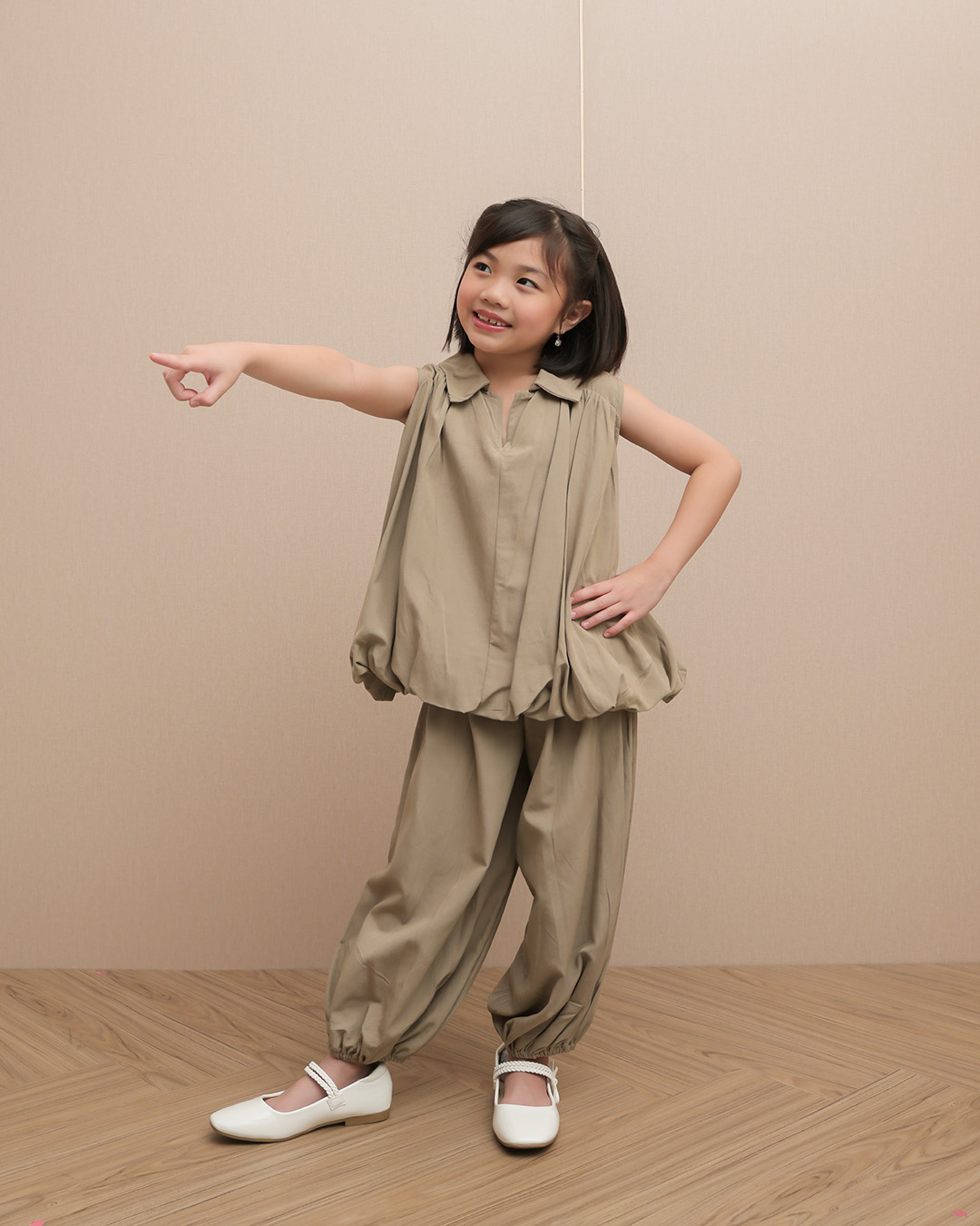 Emery Pants Kids | Celana Panjang Anak Perempuan | Bawahan Anak Casual Pinggang Karet | Usia 1-8 Tahun | TutuKids