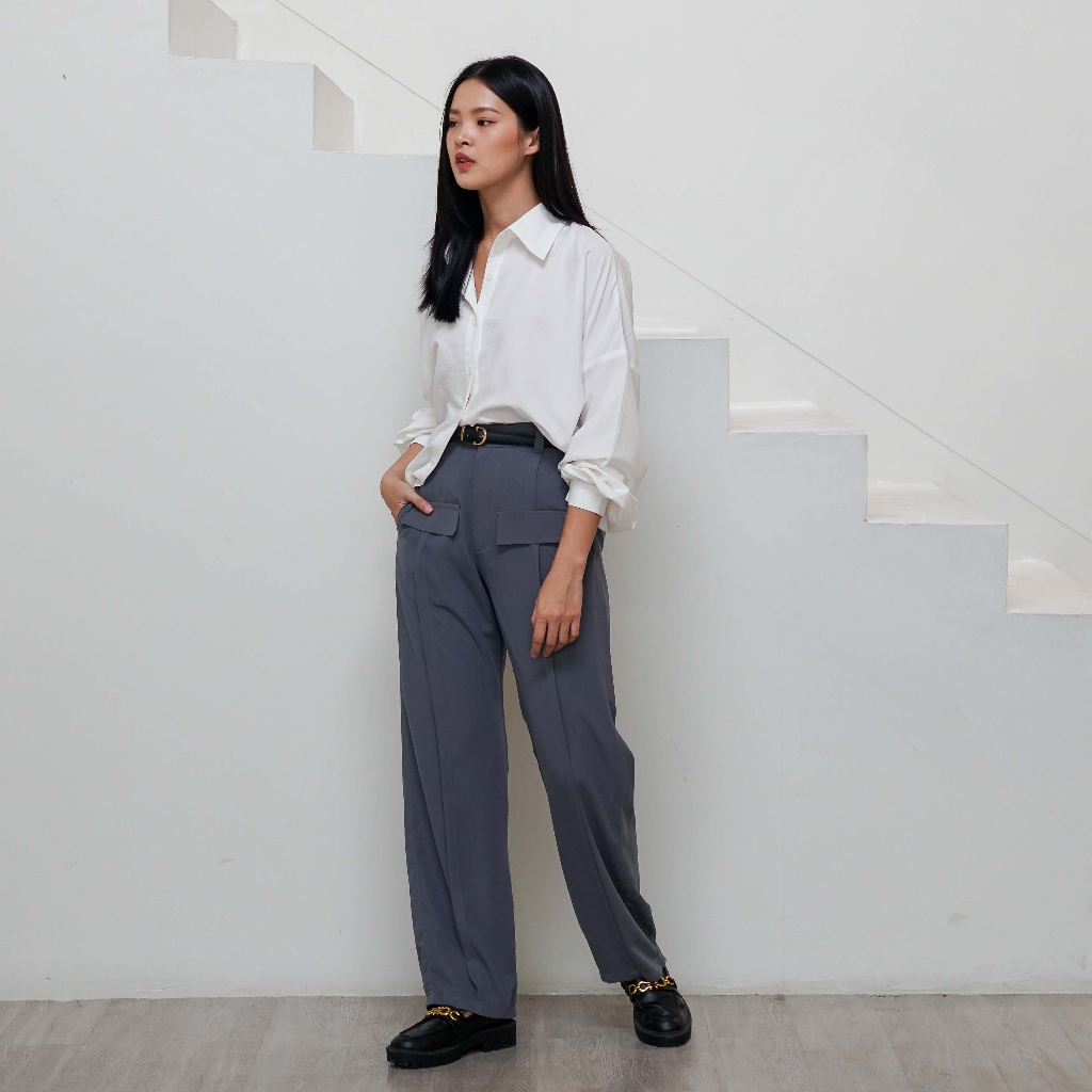 [Tutuloph] Rio Pants | Celana Panjang Casual Pants | Fashion Wanita Jumbo Normal Bigsize