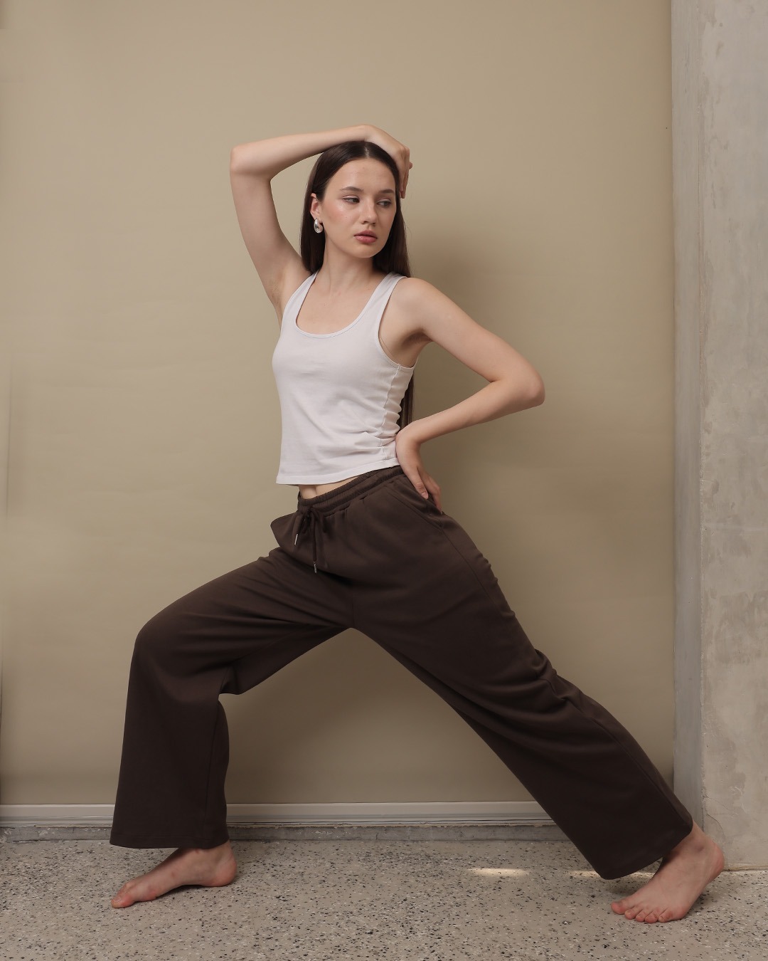 [Tutuloph] Amari Sweat Pants | Celana Panjang Wanita Kasual Karet | Casual Loose Baggy Normal Bigsize