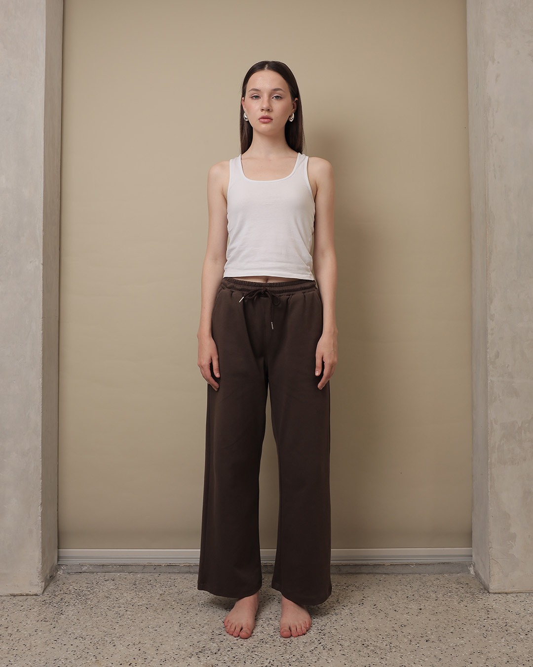 [Tutuloph] Amari Sweat Pants | Celana Panjang Wanita Kasual Karet | Casual Loose Baggy Normal Bigsize