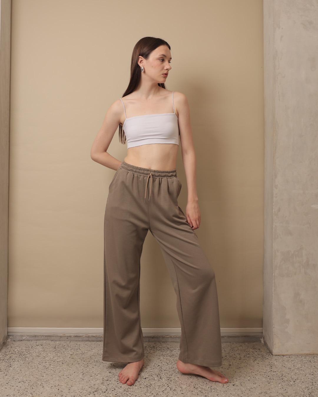 [Tutuloph] Amari Sweat Pants | Celana Panjang Wanita Kasual Karet | Casual Loose Baggy Normal Bigsize