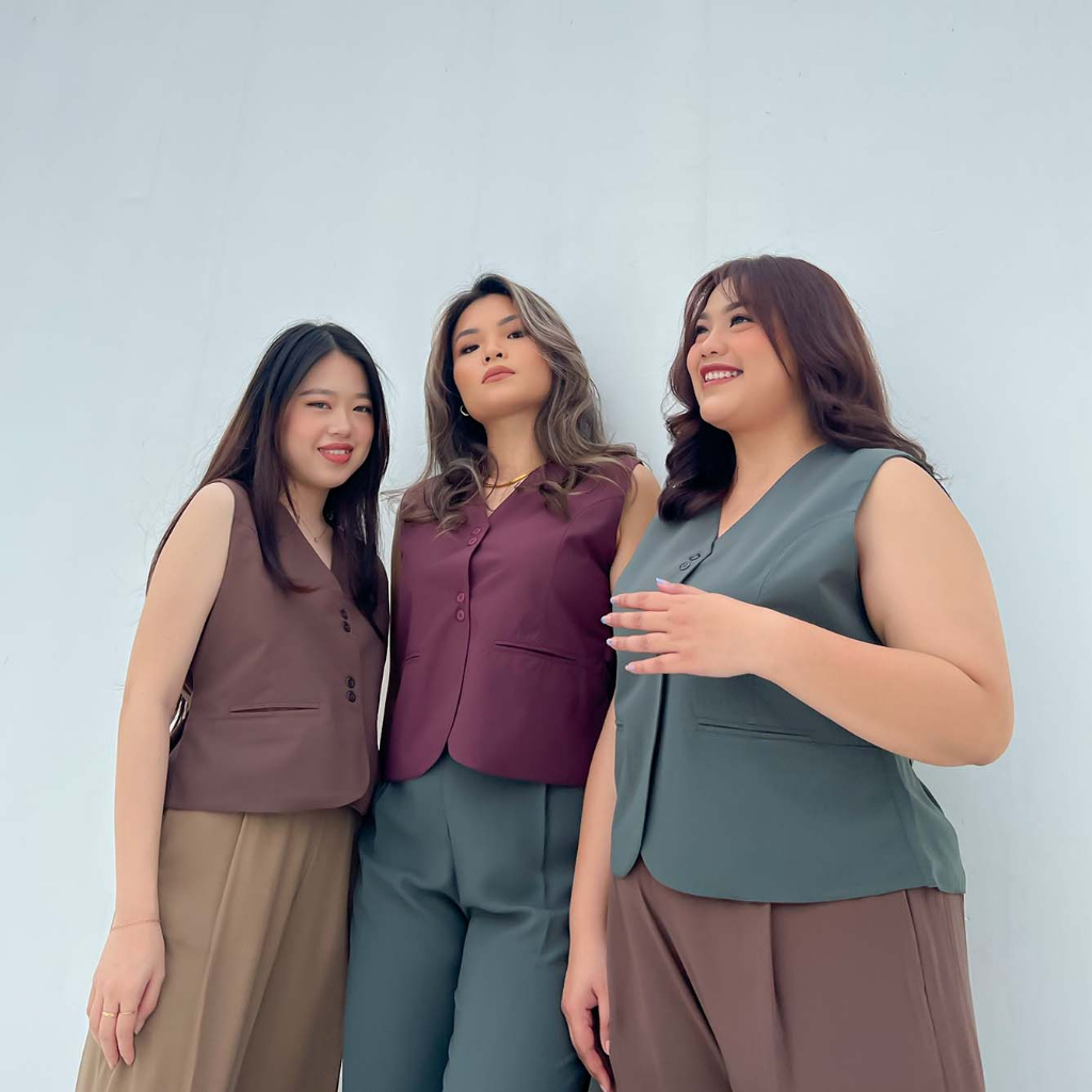 [Tutuloph] Friday Waiscoat Vest Outer Tali | Outer Vest | Casual & Nyaman untuk Daily Look – Tersedia Ukuran Jumbo Bigsize