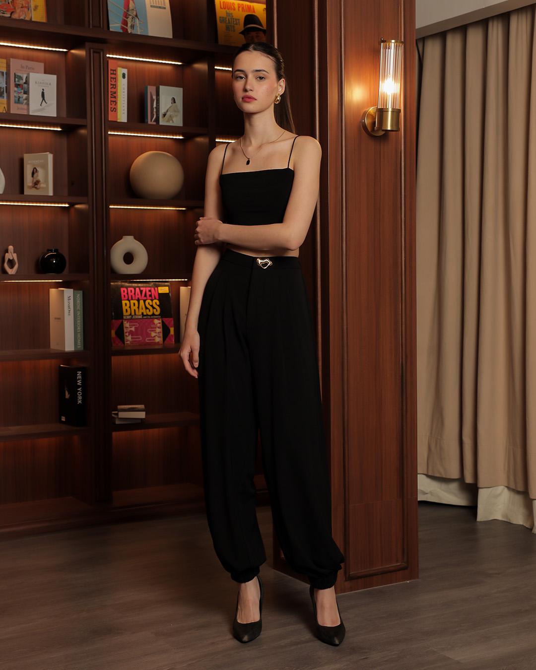 [Tutuloph] Yasmin Pants | High Waist Kulot Wanita | Celana Panjang Casual | All Size Big Size