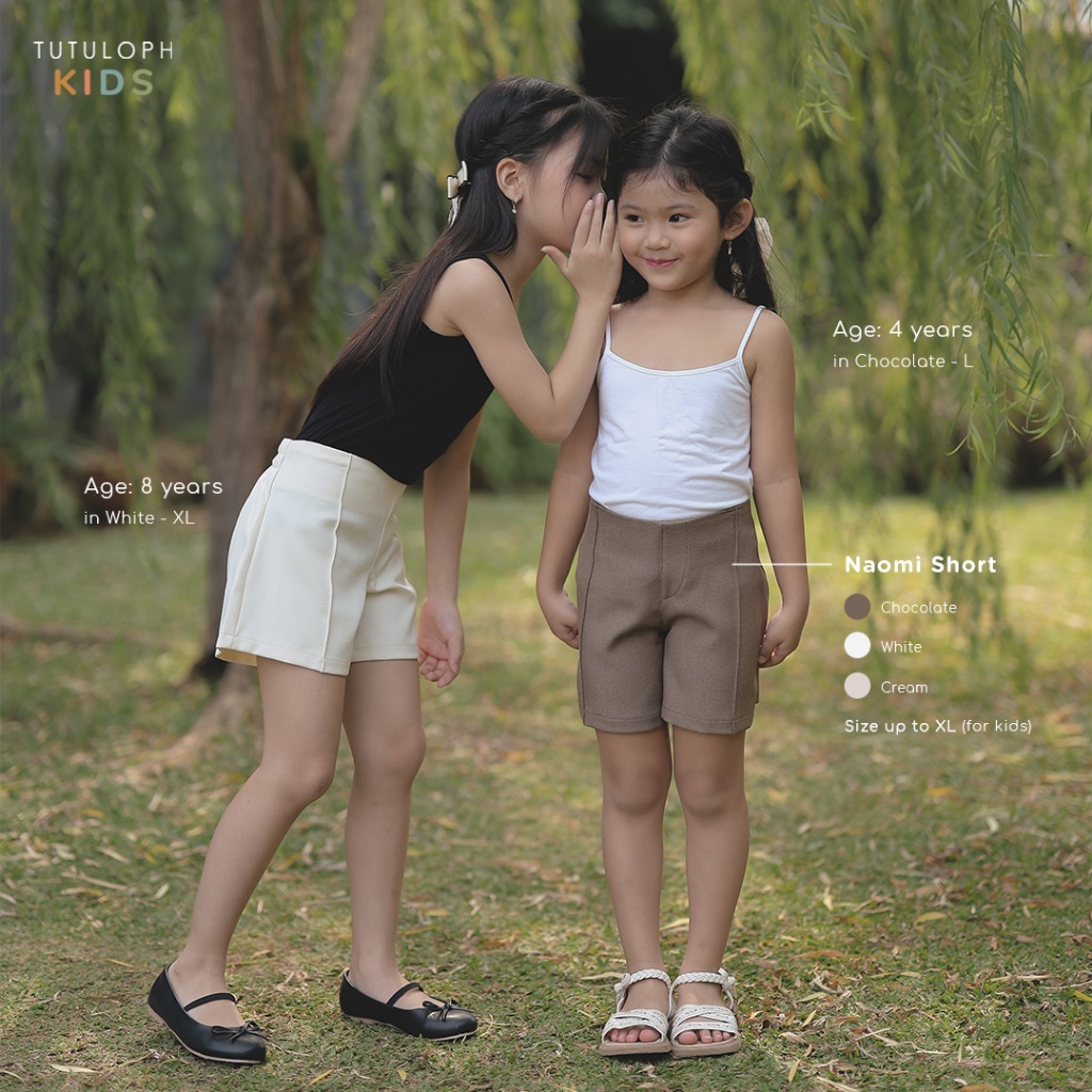 Naomi Short | Short Pants Anak Perempuan | Usia 1-8 Tahun | Celana Pendek Anak | TutuKids