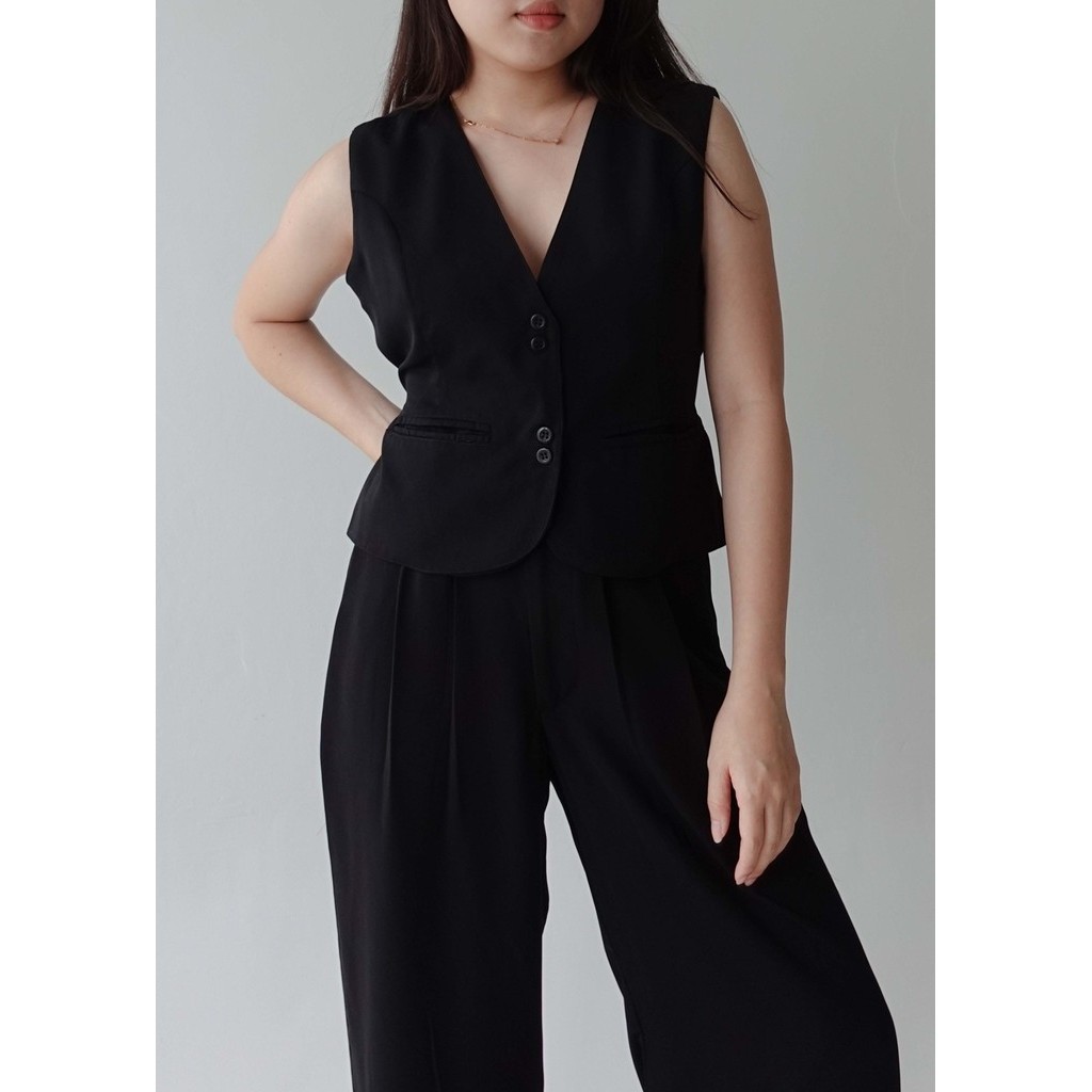 [Tutuloph] Friday Waiscoat Vest Outer Tali | Outer Vest | Casual & Nyaman untuk Daily Look – Tersedia Ukuran Jumbo Bigsize