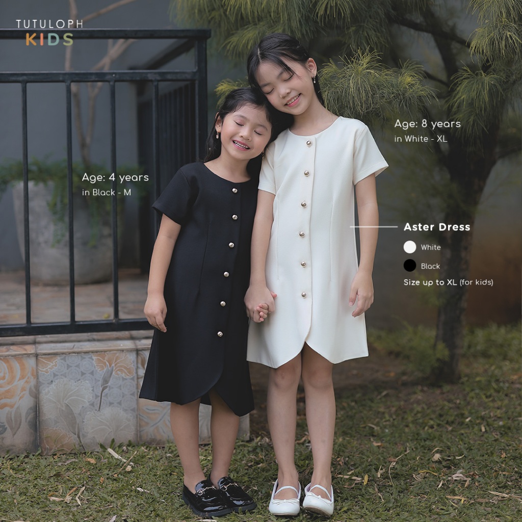 Aster Dress | Dress Anak Perempuan | Usia 1-8 Tahun | TutuKids
