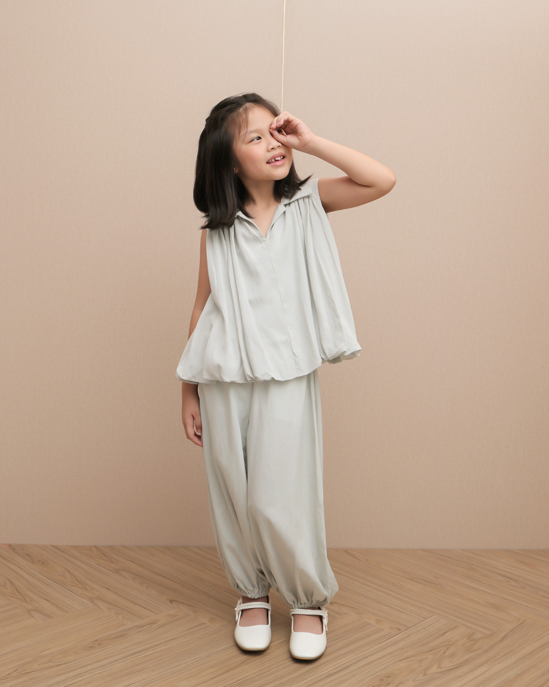 Emery Pants Kids | Celana Panjang Anak Perempuan | Bawahan Anak Casual Pinggang Karet | Usia 1-8 Tahun | TutuKids