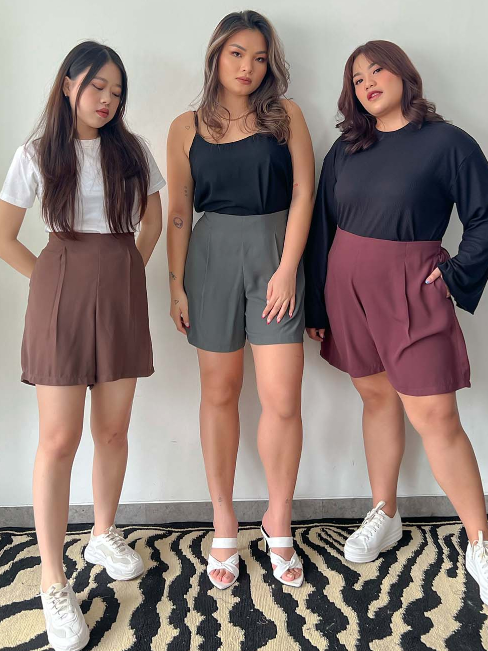 [Tutuloph] Ruby Short Pants | Celana Pendek Harian Daily Pants Women | Fashion Wanita Jumbo Normal Big size