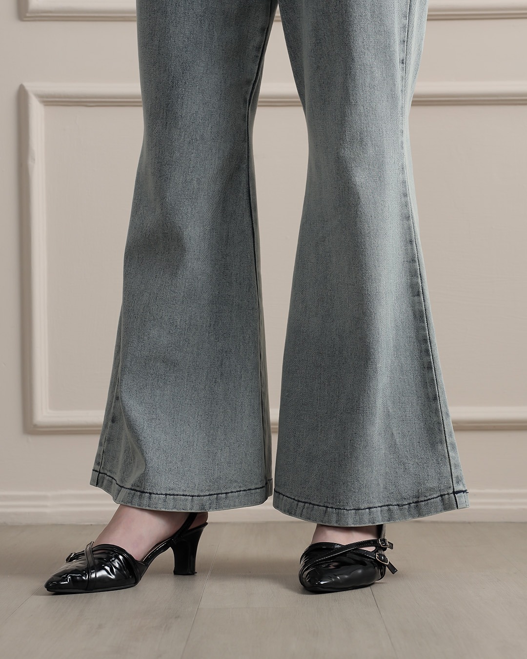 [Tutuloph] Nico Pants | Celana Jeans Bawahan Wanita Denim Jeans - Denim Collection | Celana Highwaist Cutbray Jeans Denim Pants Navy | Casual Fashion Normal Bigsize