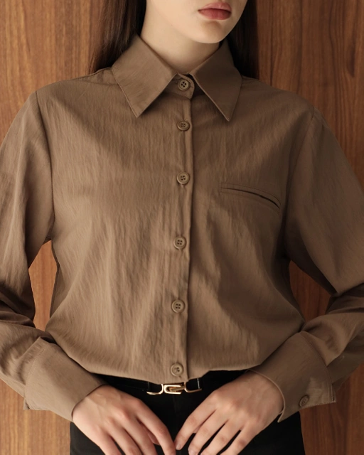 Image of [Tutuloph] Welly Shirt | Kemeja Lengan Panjang Wanita | Atasan Kemeja Casual Fashion Normal Bigsize