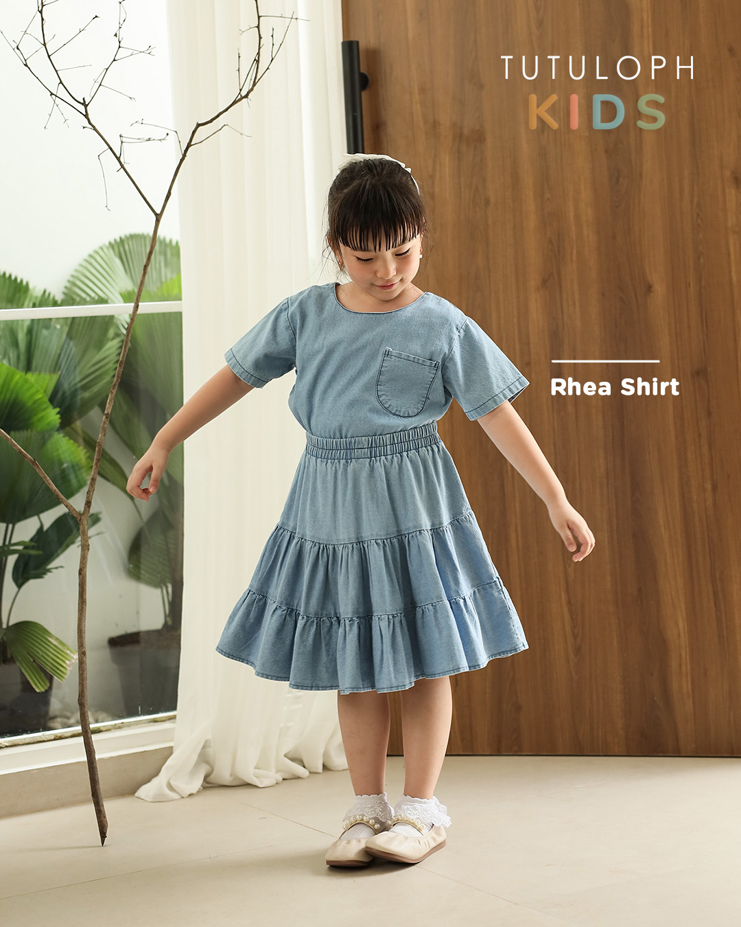 Rhea Shirt Kids | Blouse Anak Perempuan | Usia 1-10Tahun | Atasan Anak Perempuan | Fashion Anak | TutuKids