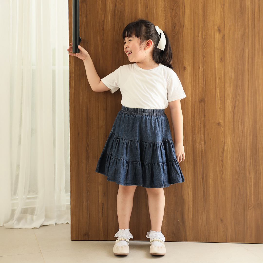Myra Skirt Kids | Rok Ruffle Anak Perempuan | Usia 1-10 Tahun | Bawahan Anak Perempuan | Fashion Anak | TutuKids