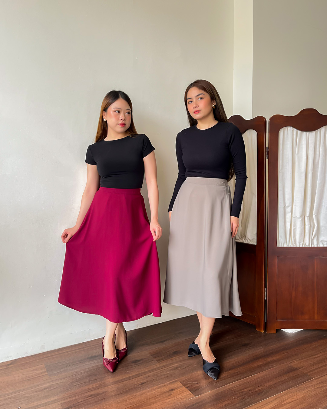[Tutuloph] Jovie Skirt  | Tutuloph | Rok Midi Wanita | Fashion Wanita Jumbo Normal Bigsize