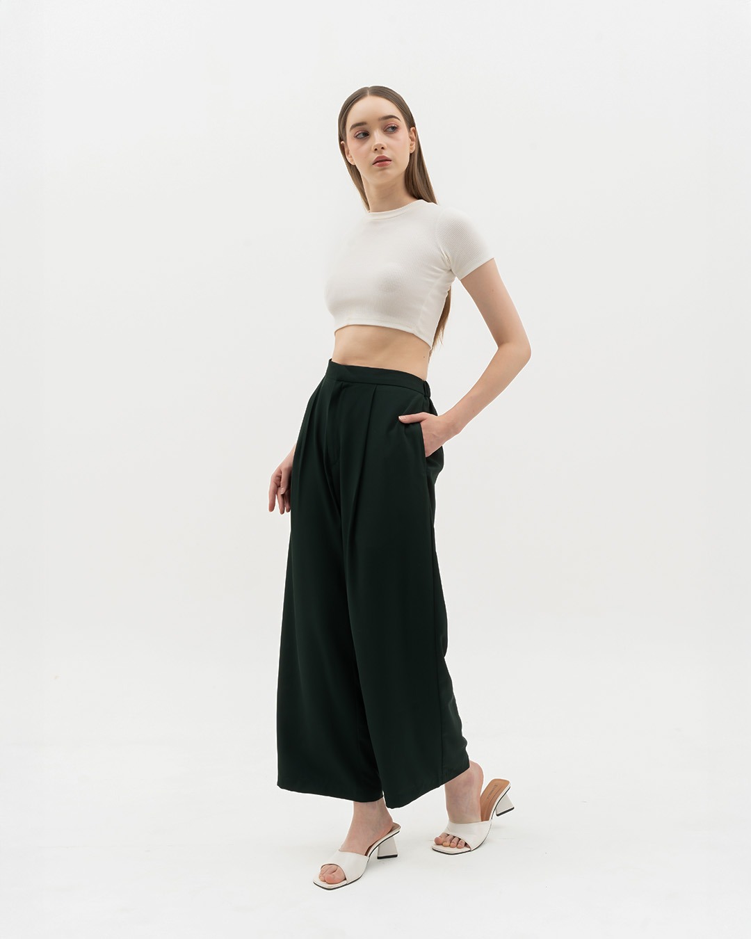 [Tutuloph] Elva Pants | Celana Panjang Kulot Wanita Kasual | Casual Fashion Normal Bigsize