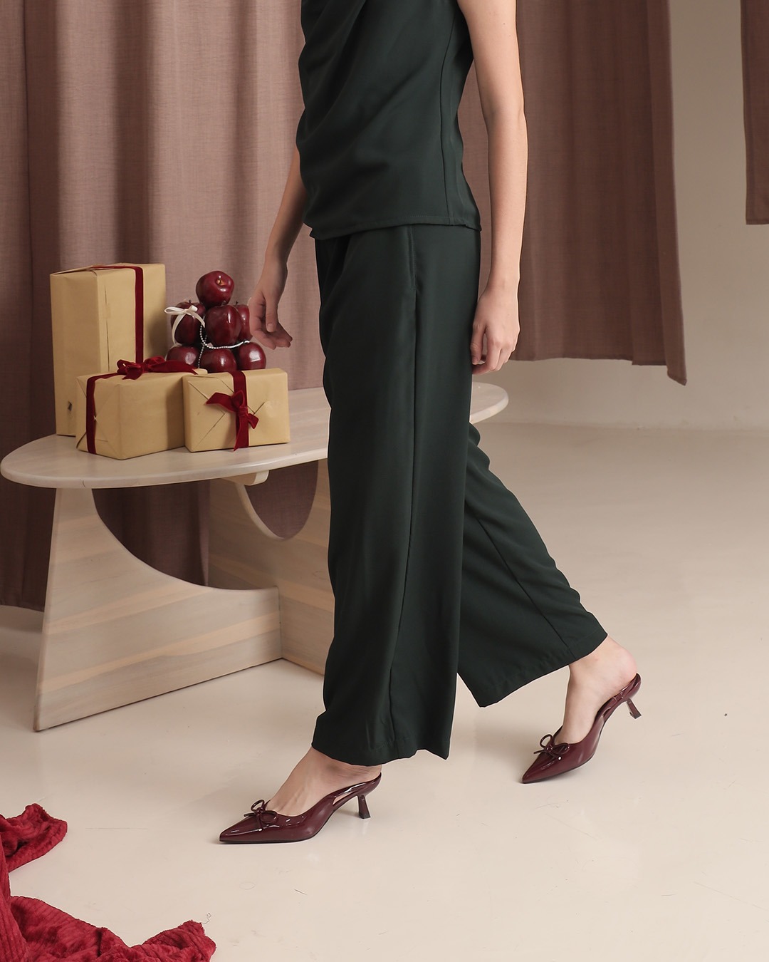 [Tutuloph] Elva Pants | Celana Panjang Kulot Wanita Kasual | Casual Fashion Normal Bigsize