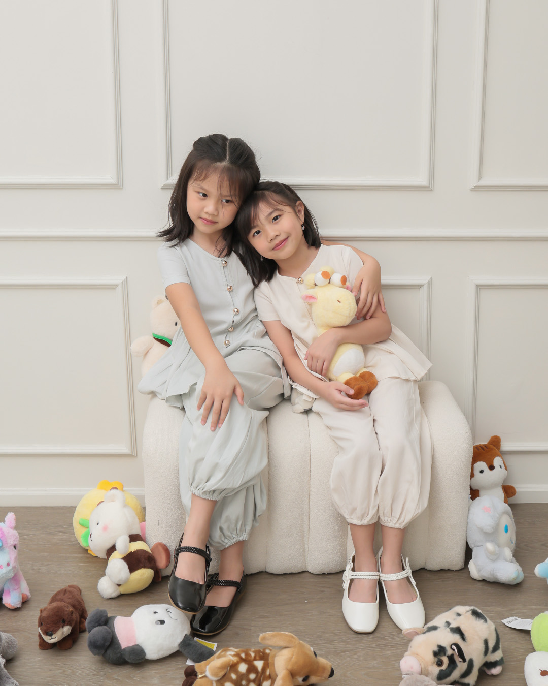 Giana Blouse Kids | Blouse Anak Perempuan Lengan Pendek | Atasan Anak Casual Peplum Kancing Depan | Usia 1-8 Tahun | TutuKids
