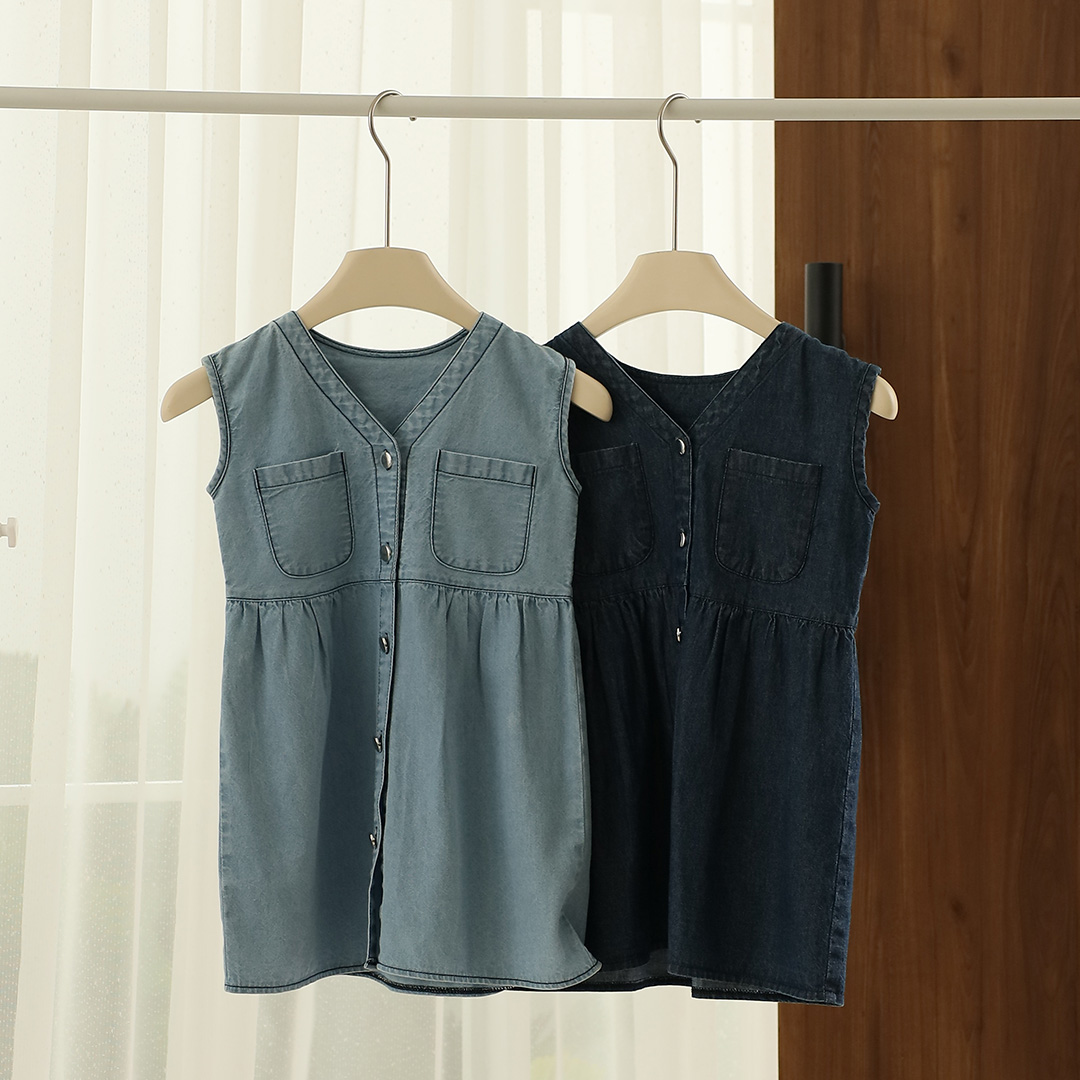 Olive Dress Kids | Dress Denim Anak Perempuan | Usia 1-10 Tahun | Baju Anak Perempuan |  Fashion Anak | TutuKids