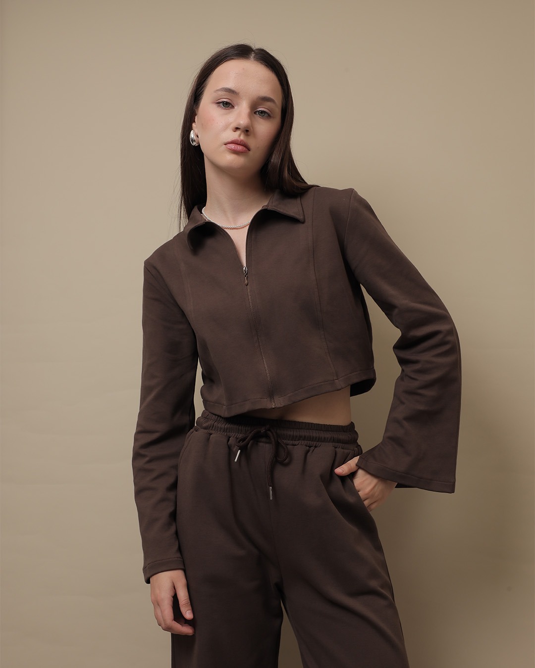 [Tutuloph] Hayly Outer Top | Top Wanita | Jaket Zipper Outer Sweater Casual Fashion Normal Bigsize