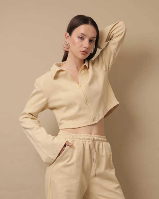 Image of [Tutuloph] Hayly Outer Top | Top Wanita | Jaket Zipper Outer Sweater Casual Fashion Normal Bigsize