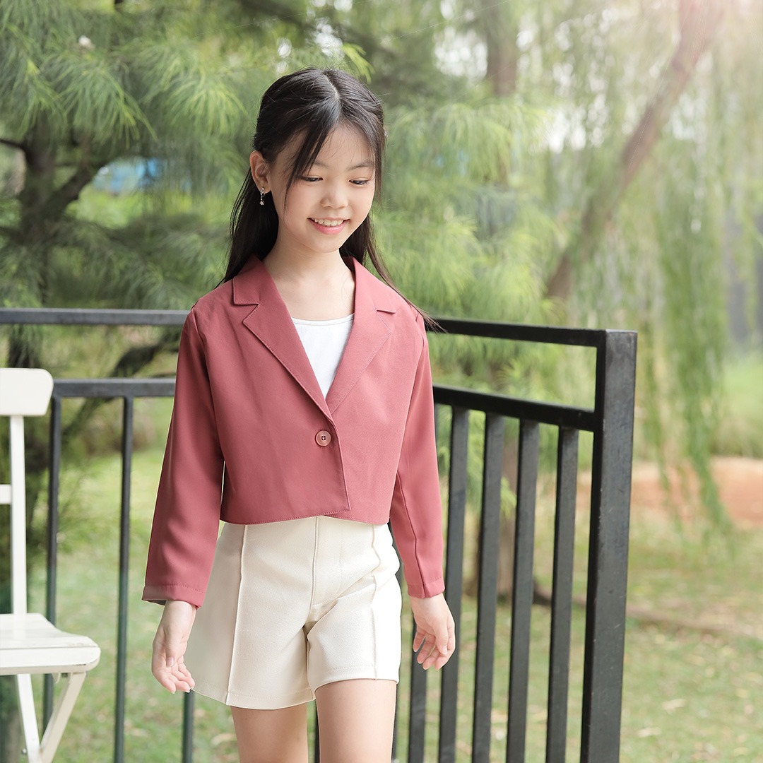Jacy Blazer | Blazer Anak Perempuan | Usia 1-8 Tahun | Atasan Anak Perempuan |  Fashion Anak | TutuKids