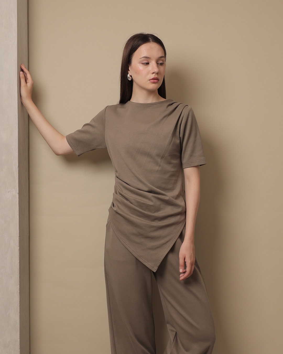 [Tutuloph] Jessy Top | Short Sleeve | Fit Blouse Wanita | Atasan Kasual Wanita Segitiga Casual Fashion Normal Bigsize