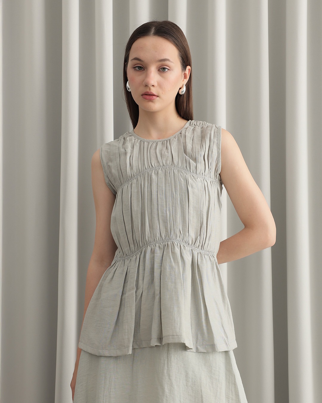 [Tutuloph] Rowan Tank Top [Sleeveless] | Atasan Wanita | Blouse Tank Top Casual Fashion Normal Bigsize