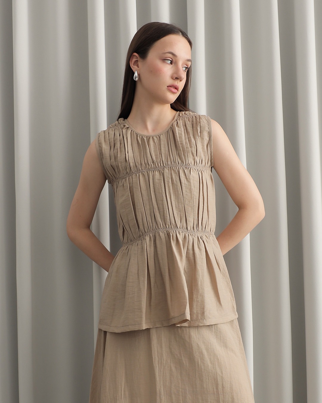 [Tutuloph] Rowan Tank Top [Sleeveless] | Atasan Wanita | Blouse Tank Top Casual Fashion Normal Bigsize