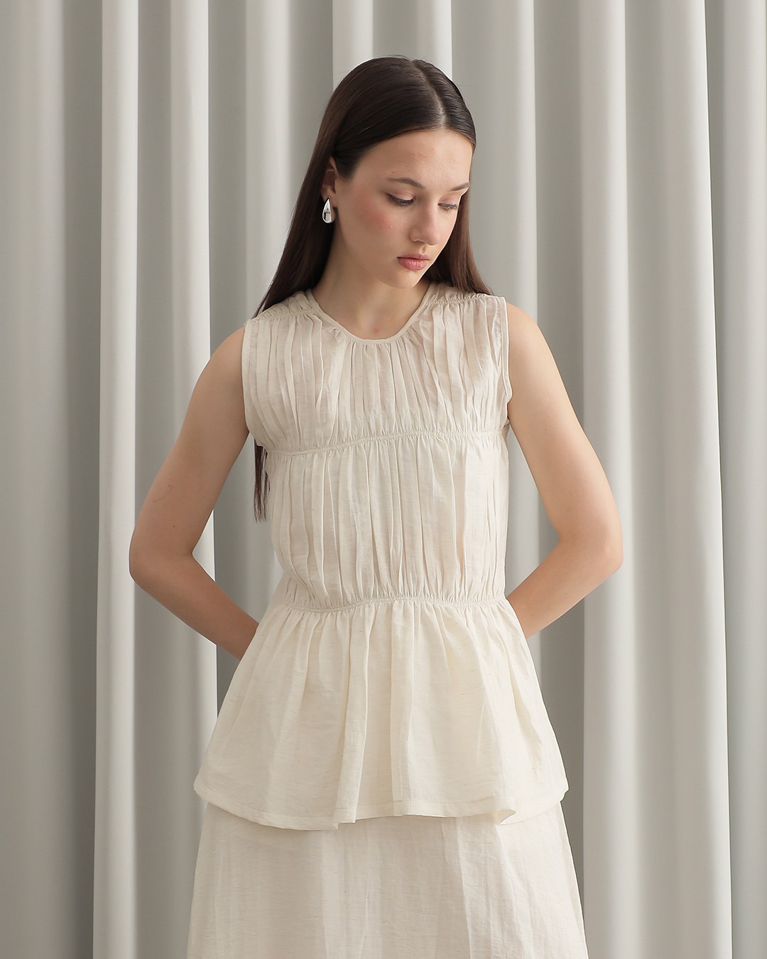 [Tutuloph] Rowan Tank Top [Sleeveless] | Atasan Wanita | Blouse Tank Top Casual Fashion Normal Bigsize