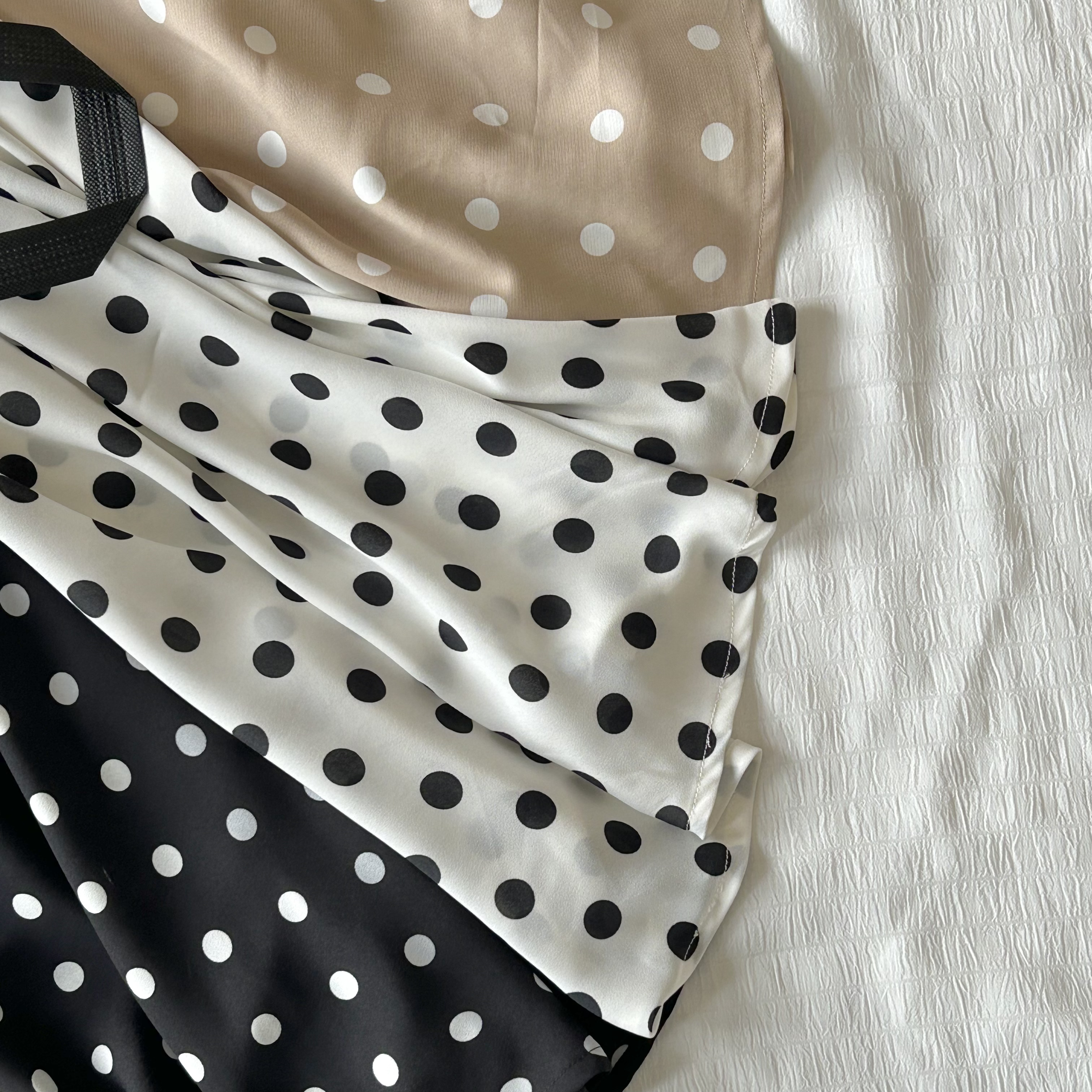 Olivia Polka Skirt by Dielle Official / Flare Skirt / Aesthetic Skirt / Polkadot Skirt