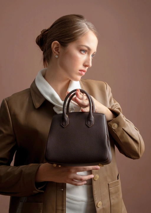 Image of MINI GIGI BAG DARK CHOCO READY STOCK