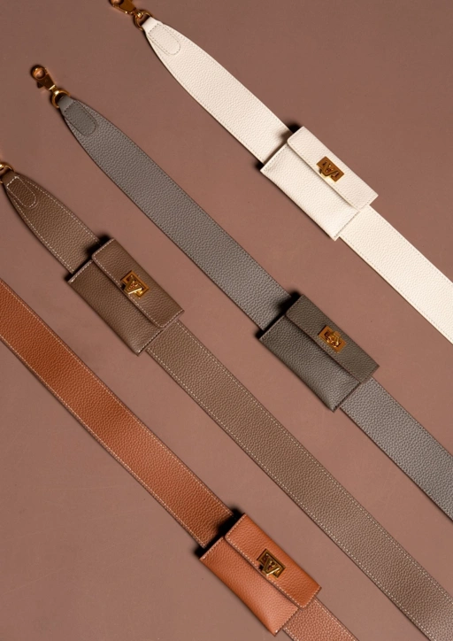 Image of GIGI POCKET LEATHER STRAP READY STOCK