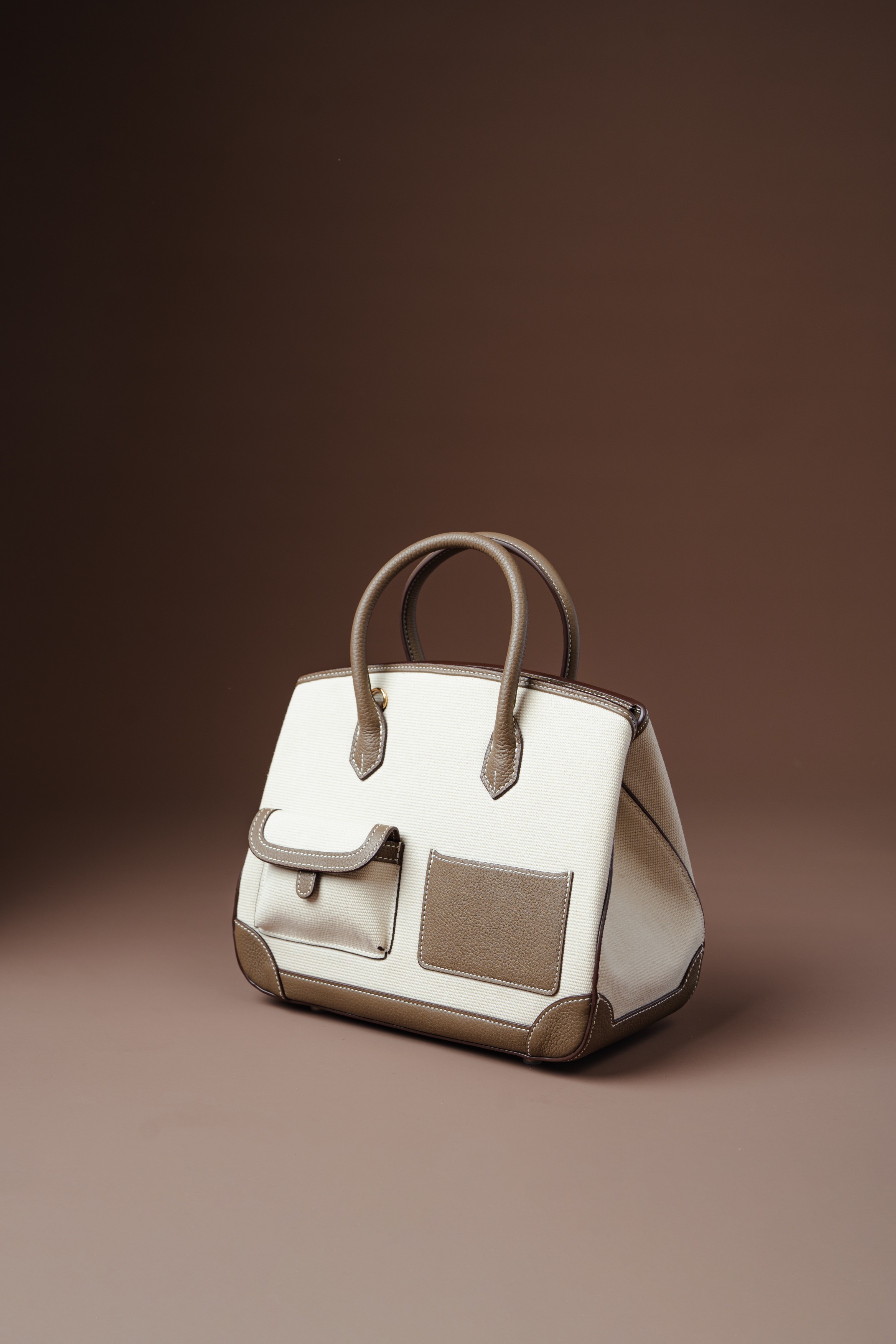 READY STOCK GIGI CANVAS CARGO TAUPE