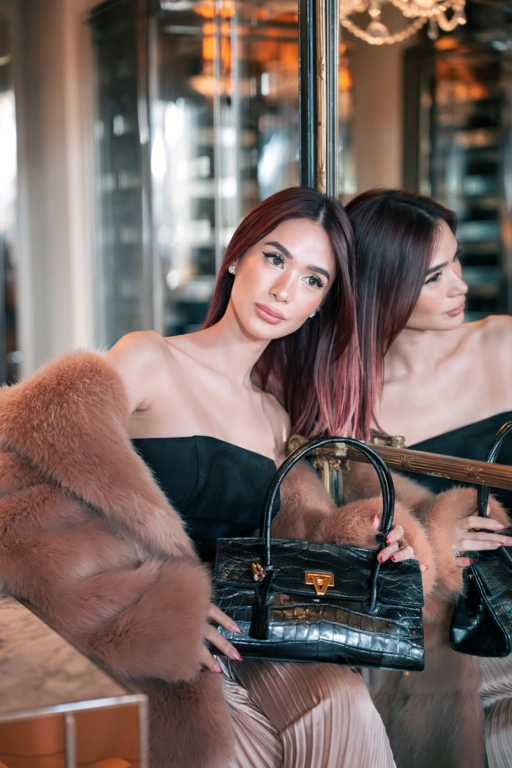 Image of PO LOVE BAG EXOTIC BLACK CROCODILE SHIP START 31 MAY 2025