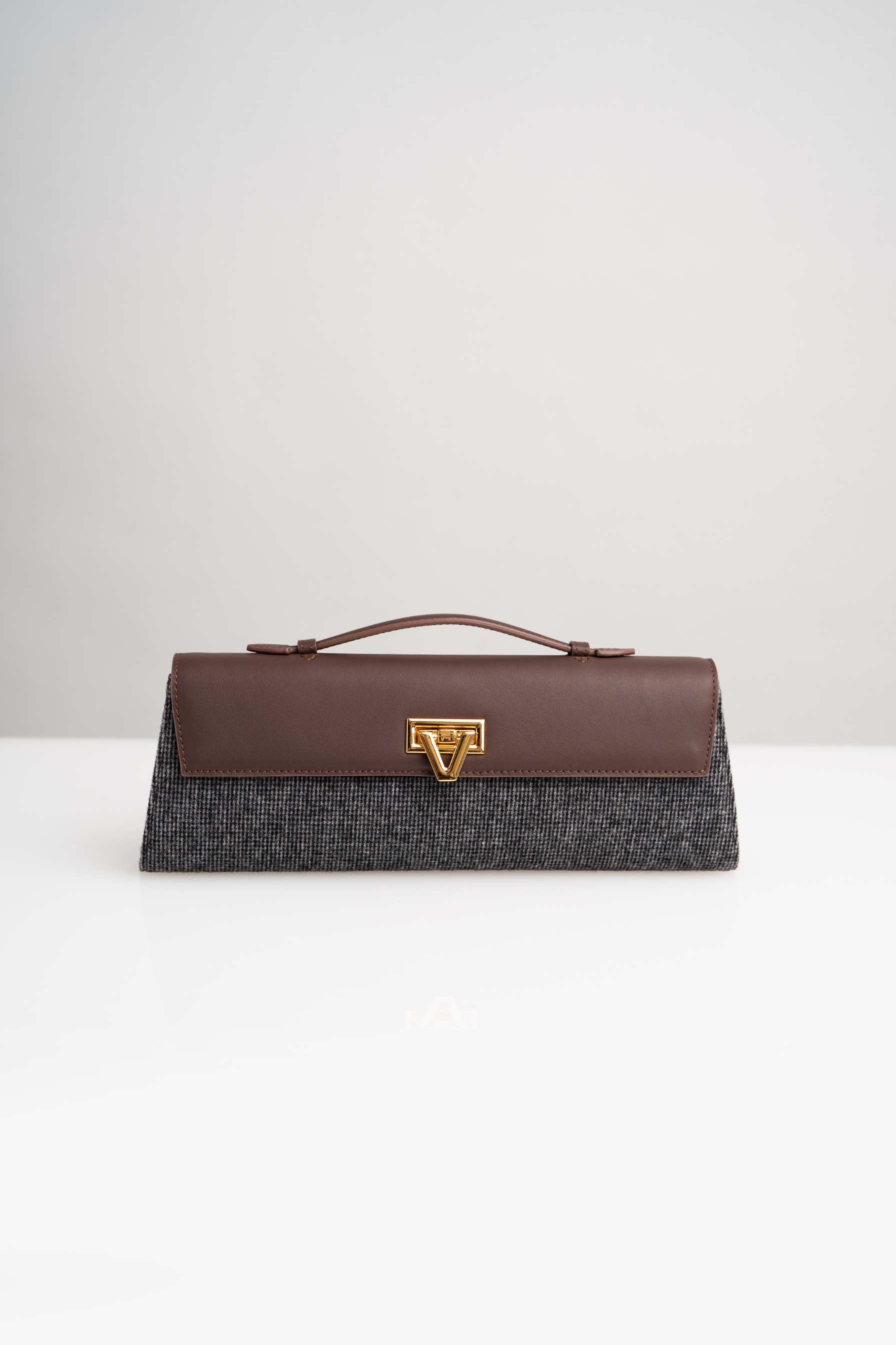 Davi Bag Canvas Choco Bicolor GOLD Hardware - STARTS SHIPPING 14 SEPTEMBER 2026