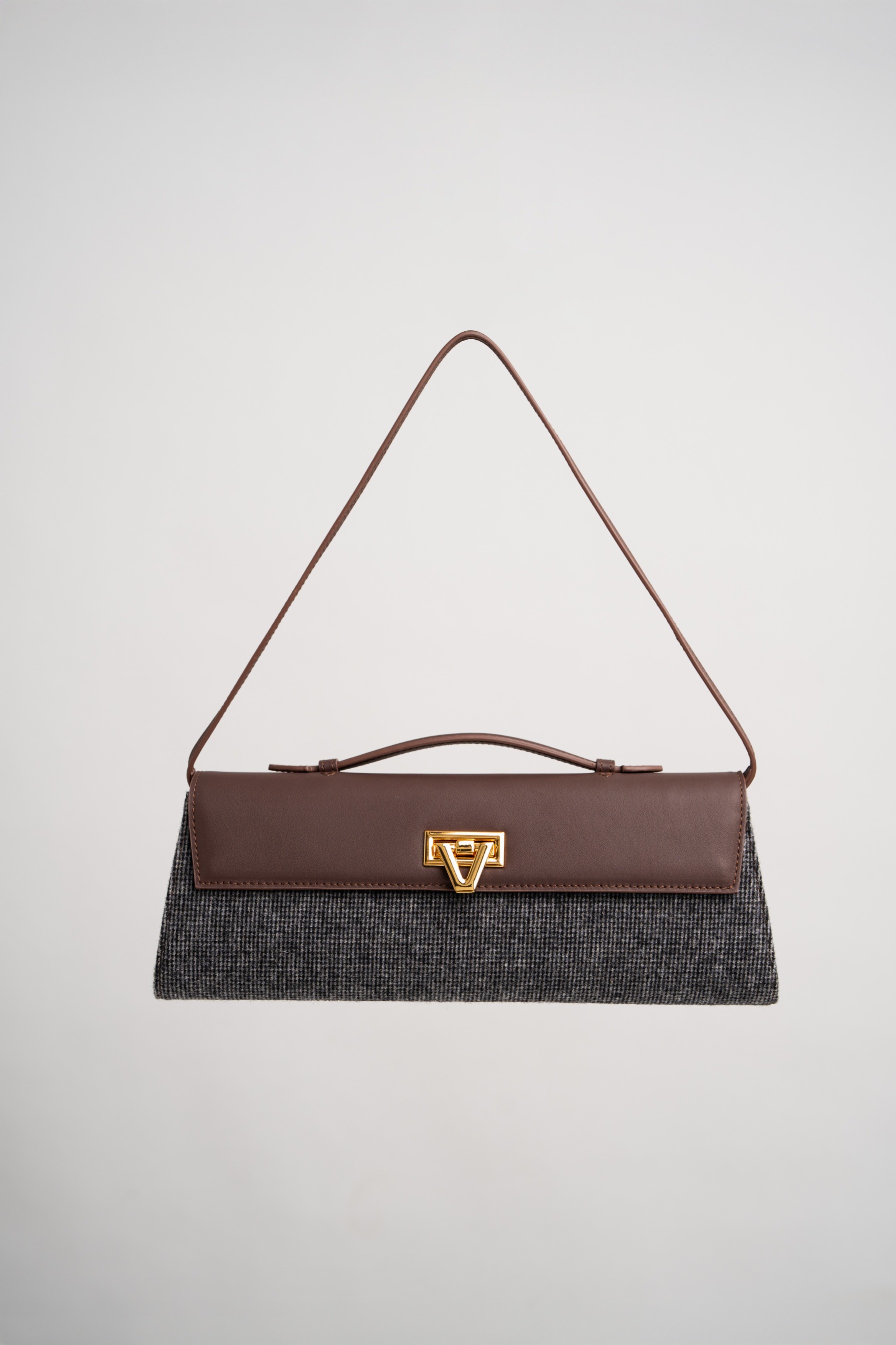 Davi Bag Canvas Choco Bicolor GOLD Hardware - STARTS SHIPPING 14 SEPTEMBER 2026